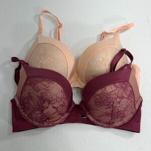 Victoria's Secret very sexy push up bra set of 2 size 32C